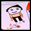 Agent Burke drawing